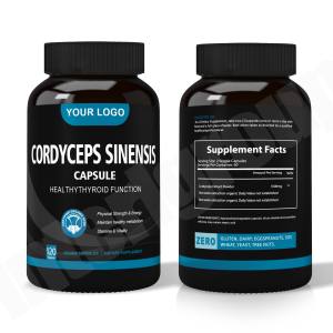 Cápsulas de Extrato de <span class=keywords><strong>Cordyceps</strong></span> <span class=keywords><strong>Sinensis</strong></span> Orgânico em Softgel, Personalizáveis - Product Image 2