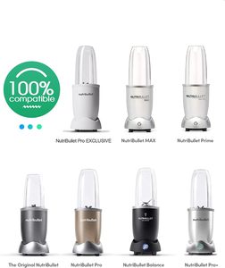 Gobelets et couvercles de rechange pour mixeur Nutri-Bullet, gobelets de 24 oz avec couvercles rabattables, compatibles avec les mixeurs 600W Pro 900W - Product Image 4