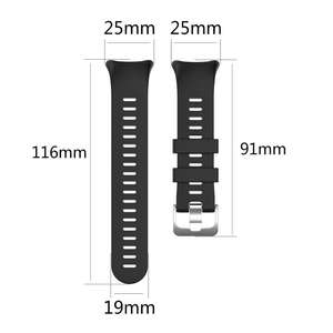 Bracelet montre en silicone couleur unie, disponible en stock pour Garmin <span class=keywords><strong>Forerunner</strong></span> <span class=keywords><strong>45</strong></span> / 45S / Swim 2 XDfind Twill - Product Image 4