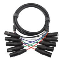 Câble adaptateur de boîtier de brassage de scène multi-canaux avec connecteur XLR pour produits audio et vidéo