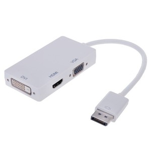 3-trong-1 4K 30Hz Displayport Dp/Mini Displayport Dp HDTV DVI VGA Adapter cho Macbook Pro không khí các thiết bị khác cho máy tính xách tay LED hiển thị - Product Image 5