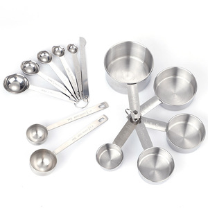 Biểu Tượng Tùy Chỉnh Stackable Thép Không Gỉ Muỗng Thìa Đo Ly Và Thìa Đặt Cho Món Quà Khô Chất Lỏng Thành Phần Nấu Nướng - Product Image 1