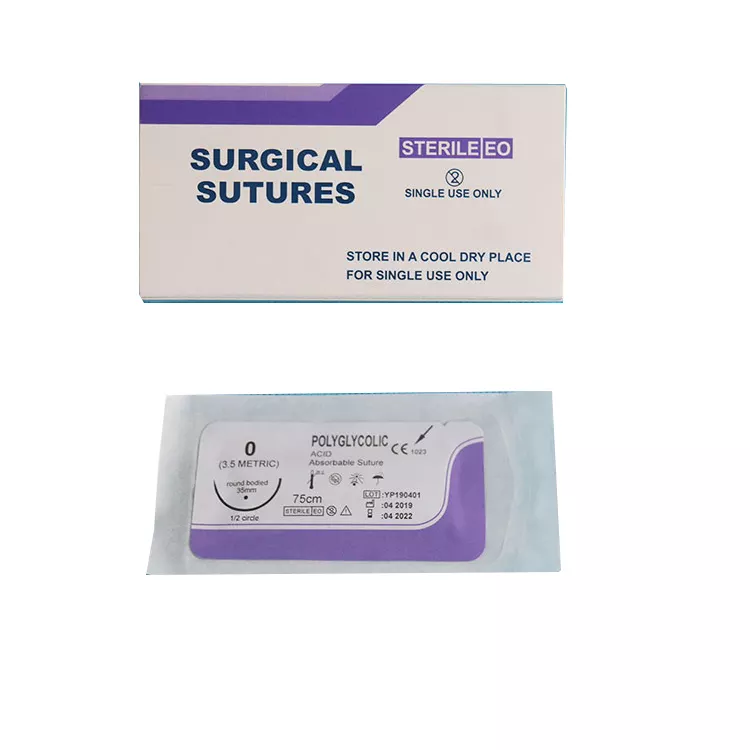 Chinese Manufacturer Medical Sterile Absorbable Polyglactin