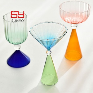Vasos de Cóctel Modernos y Personalizados de Vidrio Borosilicato, Aptos para Lavavajillas, Estilo Bonito y Delgado - Product Image 3