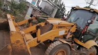 Kondisi Prima Bekas SDLG B877 Wheel Backhoe Loader untuk Konstruksi Jalan Pedesaan