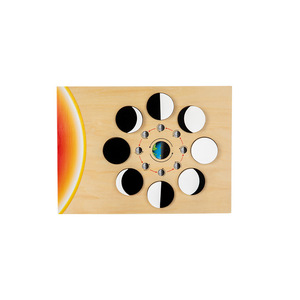 Puzzle des Huit Planètes Principales du Système Solaire, Jeu de Reconnaissance des Planètes, Tableau d'Apprentissage Précoce, Jouet Éducatif Phases de Lune et Sept Continents - Product Image 3