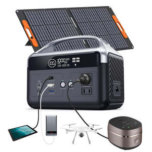 1400Wh <b>Solar</b> <b>Power</b> <b>Station</b> 1500W Output for Home Backup Outdoor Camping <b>Power</b> - Product Image 1