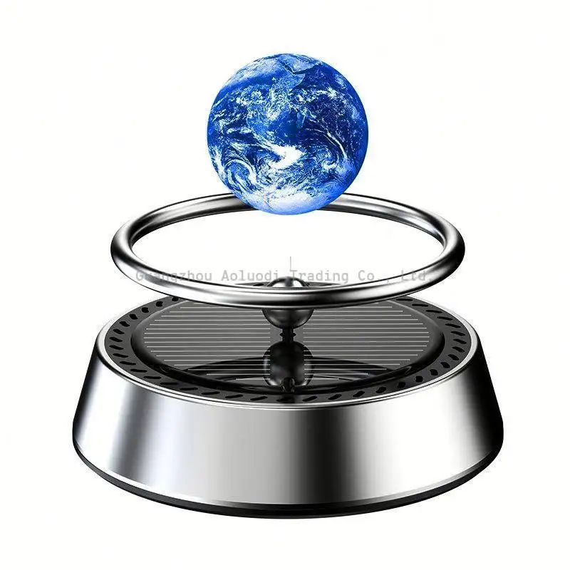 Solar Rotary Planet Ornament Auto Aroma therapie Parfüm Diffusor Auto Innendekoration Dufter frischer