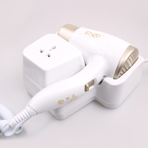 ENZO Bathroom Washroom Hairdryer ABS Electric Wall Mounted Hanging Hotel Hair <strong>Dryer</strong> Secador De Pelo With Holder Base Punch <strong>Free</strong> - Product Image 6