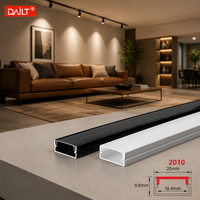 Système d'éclairage sur rail magnétique LED en aluminium certifié RoHS pour villa, salon et chambre à coucher, profilé en aluminium, vente en gros