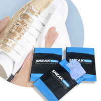 Fournisseurs de lingettes nettoyantes de marque privée personnalisées pour baskets de chaussures jetables en tissu humide rapide avec des points