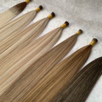Extensions de cheveux humains 100% vierges Remy pleine longueur, pointe en kératine pré-collée, qualité supérieure, double épaisseur, épaisses, fabriquées à la machine