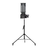 Máquina Lanzapelotas de Bádminton Inteligente Portátil PUSUN PB-6001 PRO Edición Profesional, para un Jugador, Velocidad Ajustable Automática, ABS