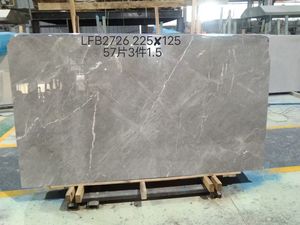 Las losas de piedra natural gris claro más baratas, baldosas de mármol gris para proyectos de ingeniería, suelo de pared de baño, <span class=keywords><strong>edificio</strong></span> de oficinas de Hotel - Product Image 5