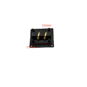 2 vías 92x80mm ABS alambre de cobre transparente conexión de altavoz caja de terminales conector producto género ICs - Product Image 4