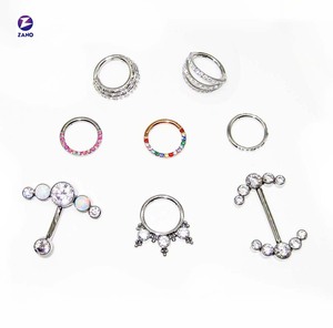 Labret de fiançailles pour enfants en titane ASTM F136 G23 plaqué or, haute brillance, filetage interne, bijou corporel à boule, pour mariage - Product Image 6