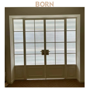 <span class=keywords><strong>BRON</strong></span> di lusso T09 doppia porta d'ingresso elegante in acciaio Design moderno in ottone strisce di casa anteriore di lusso porta d'ingresso anteriore - Product Image 2