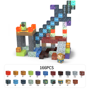 Blocs de construction magnétiques de 2 cm avec lumières, jouets STEM Montessori, <span class=keywords><strong>cubes</strong></span> d'empilage sensoriels pour <span class=keywords><strong>les</strong></span> enfants de 3 ans et plus, cadeau pour <span class=keywords><strong>les</strong></span> tout-petits - Product Image 5