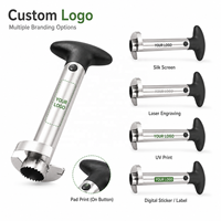 Eenvoudig Ontwerp Corer Snijmachine Ananas Dunschiller Corer Manual Anas Slicer Cutter Rvs Rvs Ananas Slicer