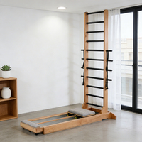 Equipo Comercial de Pilates Reformer, Cama de Madera de Arce, Máquina de Madera de Arce, Barril con Escalera de Arce para Fortalecer el Core y la Flexibilidad
