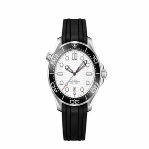 <span class=keywords><strong>Montre</strong></span> de plongée automatique mécanique pour homme, boîtier en métal de 42 mm, verre saphir, bracelet en silicone, style professionnel - Product Image 2