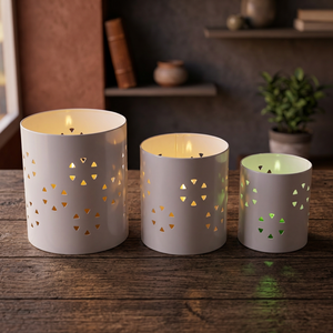 Juego de 3 Portavelas de Hierro - Product Image 3
