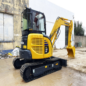 <span class=keywords><strong>Excavator</strong></span> Jepang KOMATSU 55 PC55 Bekas, Mesin Konstruksi Crawler Harga Murah untuk Pembangunan Jalan - Product Image 1