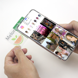 Trong suốt PVC thẻ kinh doanh tùy chỉnh phong cách nhựa rõ ràng đã ghé thăm thẻ thủ công in ấn - Product Image 2