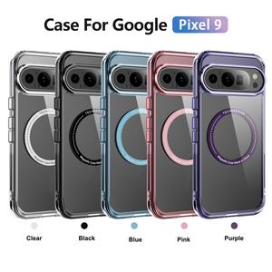Coque de téléphone portable magnétique personnalisée en TPU+PC de qualité supérieure pour Google Pixel 10 Pro XL Pixel 9A, fabriquée par un fabricant OEM, avec dos rigide - Product Image 2