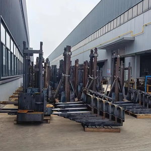 CDD15J-L Walk-behind Electric Stacker Channel Steel Mast <b>Pallet</b> Stacker for Machinery Repair Shops 1500kg Load - Product Image 6