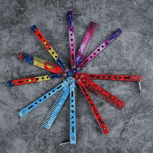 Meilleures ventes : Peigne papillon d'entraînement portable, pliable, type couteau papillon, outil <span class=keywords><strong>de</strong></span> <span class=keywords><strong>coiffure</strong></span> et <span class=keywords><strong>de</strong></span> barbier, Couteaux d'entraînement, Jeu CSGO - Product Image 5