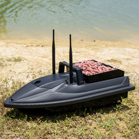 Bateau de pêche RC Flytec V600Pro avec sonar et GPS, 4 points de pêche, 200 points GPS, double alimentation