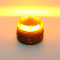 Balise lumineuse rechargeable longue autonomie 12V 24V large plage de tension avec indicateur de niveau de batterie et télécommande, lampe de signalisation IP65