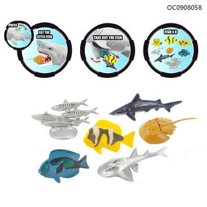 Juego de pesca lindo PVC natación juguete pez juguetes educativos para niños aprendiendo - Product Image 3