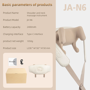 One-Key Control 3D-Knet-Nackenmassagegerät mit Rotlicht therapie Einstellbare Breite zur Linderung von Rückens ch merzen - Product Image 6