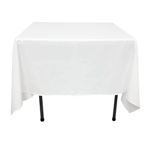 Nappe imperméable carrée en plastique personnalisable faite à la main pour des événements extérieurs de fête de mariage | Fournisseur de nappe de logo OEM - Product Image 6