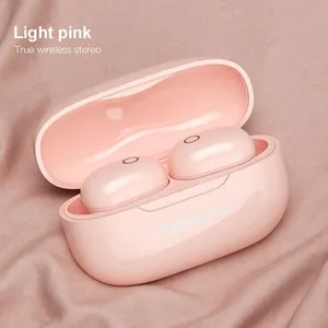 Auriculares inalámbricos con Bluetooth para dormir, cascos con tecnología TWS, venta al por mayor, precio barato, color rosa