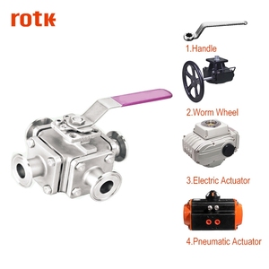 Thép Không Gỉ Công Nghiệp Tùy Chỉnh Kiểm Soát Dòng Chảy Hiệu Quả Cao Thẳng Hướng Dẫn Sử Dụng Threaded 3-Cách Bóng Van Cho Nước - Product Image 6