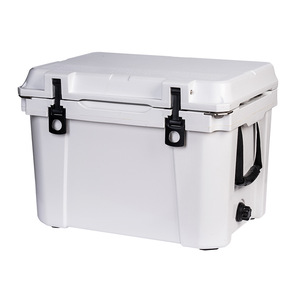 กล่องเก็บความเย็นแบบแข็ง 55QT สำหรับแคมป์ปิ้งกลางแจ้ง ทำจากพลาสติกฉีดขึ้นรูป พร้อมฉนวนกันความร้อน - Product Image 3