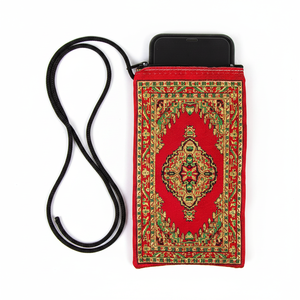 Custodia per cellulare in moquette intrecciata turca - Product Image 2
