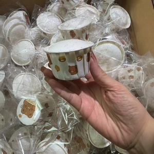 NEW Instagram Viral White Cup Cake Sticky PU Squishy Toy Food-themed Stress Relief <b>for</b> Kids Adults <b>Desk</b> Toy Enhance Mood Therapy - Product Image 2