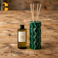 Diffuseur de parfum en céramique 3D ondulé FUBEI LIVING, emballage personnalisé de qualité supérieure, huile parfumée naturelle, cadeau d'anniversaire