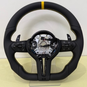 Volante de Coche Personalizado Estilo Rojo para <span class=keywords><strong>BMW</strong></span> X6 E71 E81 E92 F01 F31 F33 F80 F83 M4 116i M140i 230i - Product Image 4