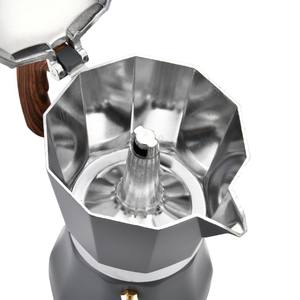 Cafeteira Italiana Moka <span class=keywords><strong>Pot</strong></span> Multifuncional para Fogão, Cafeteira Manual com Design Minimalista em Grão de Madeira - Product Image 4