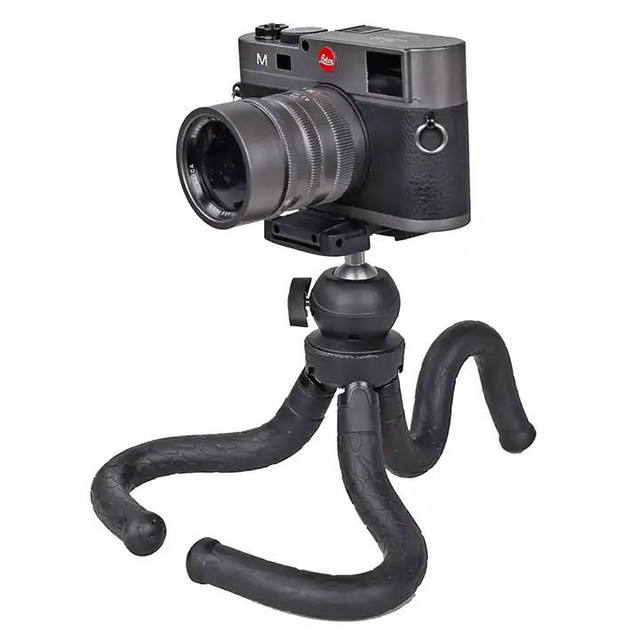 Portable Flexible Octopus Tripod Stand With Removable Ball Head for Camera Smartphone Mini Portable Tripod