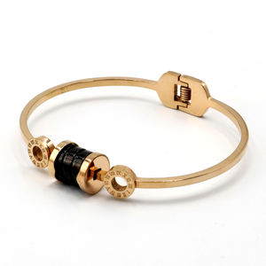 AFXSION 2020 nuovo 18K oro Rosa gioielli In Oro Classico braccialetto Gioielli <span class=keywords><strong>di</strong></span> Marca braccialetti bracciale in acciaio inossidabile delle donne - Product Image 5