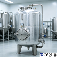 Tanque de Almacenamiento de Leche Condensada con Revestimiento de Acero Inoxidable 316L, 10000L, Precio de Fábrica ISO 9001