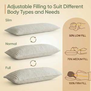 Memory Foam Full Body Pillow Thickened Removable Corduroy Cover Rectangular Plush <strong>Big</strong> Bedside <strong>Cushion</strong> Support Home <strong>Bed</strong> - Product Image 4