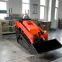 Mini-chargeuse sur chenilles HLT-V1000 avec moteur diesel Kubota 25 CV certifié CE et EPA