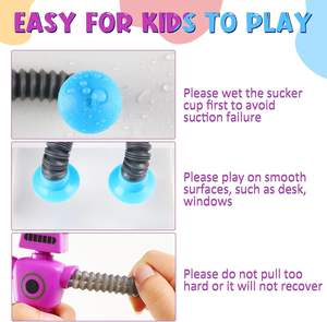 Nouveau jouet robot électrique amusant à ventouse télescopique, anti-stress, flexible et pliable, multicolore, pour les 5-13 ans - Product Image 3